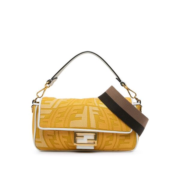 Pre Loved fendi Women Yellow Satchel - Picture 1 of 8